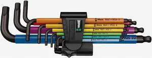 Wera 073593 Multicolor Hex + Ball End Hex Metric L-key Clip Set (Retail Package) Wera 073593 Multicolor Hex + Ball End Hex Metric L-key Clip Set (Retail Package)