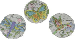 Peace Hope Dream Inspirational Garden Decorative Wall Art Set