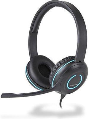 Cyber Acoustics 3.5mm Stereo Headset with Headphones and Noise Cancelling Microphone for PCs, Tablets, and Cell Phones in the Office, Classroom or Home (AC-5002)