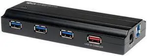 Tripp Lite 7-Port USB-A 3.0 SuperSpeed Hub with 2A USB Charging Port for Fast Charging (U360-007)