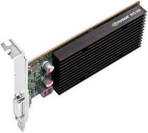 NVIDIA NVS 300 by PNY 512MB GDDR3 PCI Express Gen 2 x1 DMS-59 to Dual DVI-I SL or VGA Profesional Business Graphics Board, VCNVS300X1-PB