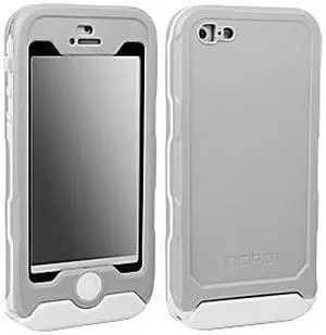 Incipio ATLAS Waterproof Protective Tempered-Glass Case for Apple iPhone 5 & 5S -Light Grey/White