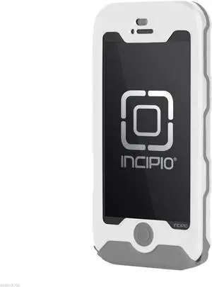 Incipio ATLAS Waterproof Protective Glass Front Case for Apple iPhone 5 & 5S - White/Grey