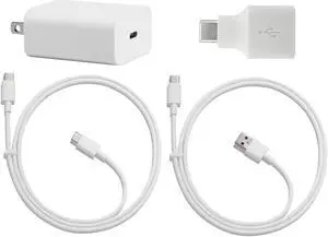official google pixel, pixel 2, pixel 2 xl  quick fast data charging cables with google 18w charger and google adapter  complete kit