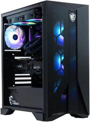 MSI Aegis RS 12TF-253US Gaming & Entertainment Desktop PC (Intel i9-12900KF 16-Core, GeForce RTX 3080 Ti, 32GB DDR5 4800MHz RAM, 2TB SSD + 2TB HDD, Backlit KB, Wifi, Win 11 Home) Refurbished
