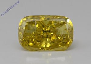 Round Natural Mined Loose Diamond (1.75 Ct Fancy Intense Yellow(Irradiated) VS2(Enhanced) Clarity) IGL