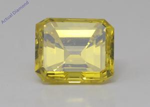 Emerald Natural Mined Loose Diamond (0.92 Ct Intense Yellow(Irradiated) VS2(Enhanced) Clarity) IGL