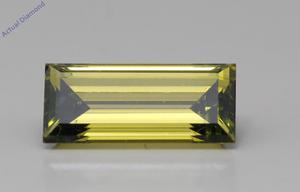 Baguette Natural Mined Loose Diamond (1.35 Ct Intense Yellow(Irradiated) VS1(Enhanced) Clarity) IGL