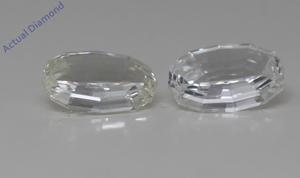 A Pair of Marquise Cut Natural Mined Loose Diamonds (1.1 Ct,H Color,VS1 Clarity)