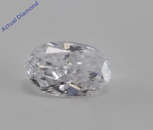 Oval Cut Loose Diamond (0.52 Ct, D ,SI3(Laser DrIlled))