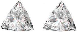 A Pair of Triangle Cut Loose Diamonds (1 Ct, I-J ,SI1-SI2)