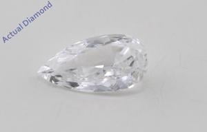 Pear Cut Loose Diamond (0.56 Ct, D Color, SI1 Clarity) GIA Certified