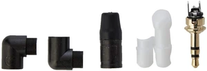 Neutrik NTP3RC-B Plug 3.5mm Right Angle Phone Connector Black/Gold Neutrik NTP3RC-B Plug 3.5mm Right Angle Phone Connector Black/Gold