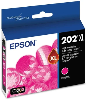 T202XL320 Claria High-capacity Ink Cartridge - Magenta Works With WorkForce WF-2860 and Expression XP-5100 Inkjet Printers T202XL320 Claria High-capacity Ink Cartridge - Magenta Works With WorkForce WF-2860 and Expression XP-5100 Inkjet Printers