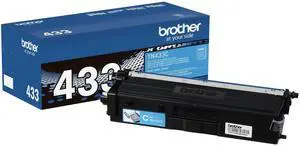Genuine High Yield Toner Cartridge, TN433C, Replacement Cyan Toner, Page Yield Up to 4,000 Pages, Amazon Dash Replenishment Cartridge, TN433 | Prints up to 4,000 pages, Amazon Dash replenishment Genuine High Yield Toner Cartridge, TN433C, Replacement Cyan Toner, Page Yield Up to 4,000 Pages, Amazon Dash Replenishment Cartridge, TN433 | Prints up to 4,000 pages, Amazon Dash replenishment