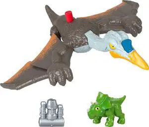 Fisher-Price Imaginext Jurassic World Dinosaur Toy Soaring Quetzal Figure Set for Pretend Play Preschool Kids Ages 3+ Years Fisher-Price Imaginext Jurassic World Dinosaur Toy Soaring Quetzal Figure Set for Pretend Play Preschool Kids Ages 3+ Years