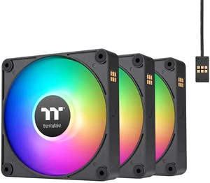 Thermaltake CT120 EX ARGB Reverse PC Cooling Fan (3-Fan Pack), Magnetic Connection, 5V Motherboard Sync, 16.8 Million Colors 9 Addressable LEDs, 120 mm Case/Radiator Fan, CL-F192-PL12SW-A Thermaltake CT120 EX ARGB Reverse PC Cooling Fan (3-Fan Pack), Magnetic Connection, 5V Motherboard Sync, 16.8 Million Colors 9 Addressable LEDs, 120 mm Case/Radiator Fan, CL-F192-PL12SW-A