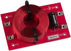 Dayton Audio 500-LPF-8 Low Pass Speaker Crossover 500 Hz 12 dB/Octave