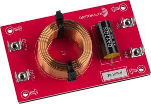 Dayton Audio 3k-HPF-8 High Pass Speaker Crossover 3,000 Hz 12 dB/Octave