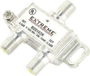 Extreme/Amphenol 2-Way Digital 1Ghz High Performance Coax Cable Splitter BDS102H