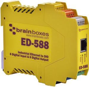 Brainboxes ED-588 Ethernet to Digital IO 8 Inputs + 8 Outputs