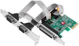 SIIG DP Cyber 2S1P PCIe Card JJ-E20411-S1