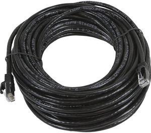 Monoprice Cat5e Ethernet Patch Cable - 50 Feet - Black | Network Internet Cord - Snagless RJ45, Stranded, 350Mhz, UTP, Pure Bare Copper Wire, 24AWG - Flexboot Series