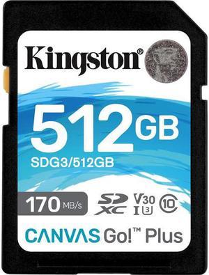 Kingston Canvas Go! Plus 512 Gb Class 10/Uhs-I (U3) Sdxc