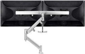 Atdec Awm Dual (Rail) Dynamic Monitor Arm Desk Mount - Flat And Curved Up To 27In - Load Up To 15Lb - Vesa 75 X 75 100 X 100