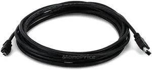 Monoprice Ieee-1394 Firewire Ilink Dv Cable 6P-4P M/M - 15Ft (Black)