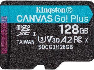 Kingston Canvas Go! Plus 128GB microSDXC Memory (Flash Memory) Model SDCG3/128GBSP