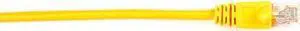 Black Box CAT6PC-003-YL Black Box CAT6 Value Line Patch Cable, Stranded, Yellow, 3-ft. (0.9-m) - Category 6 for Network Device - Patch Cable - 3 ft - 1 x RJ-45 Male Network - 1 x RJ-45 Male
