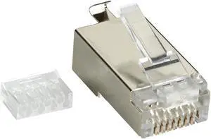 MODULAR PLUG - CAT6, SHIELDED, RJ-45, 250-PACK, GSA, TAA, 45 DAY STANDARD RETURN