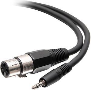 C2G C2G41470 6 ft. 3.5mm Male 3 Position TRS to Female XLR Cable Male to Female