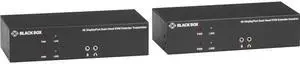 Black Box KVX Series KVXLCDPF-200 KVM Extender over Fiber - 4K, Dual-Head, DisplayPort, USB 2.0, Serial, Audio, Local Video