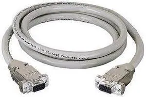Black Box EDN12H-0020-MF 20-Ft Rs232 Shielded Cable Meta L Hood Db9 Male/Female