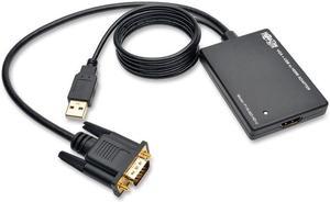 Tripp Lite P116-003-HD-U VGA to HDMI Converter/Adapter with USB Audio and Power, 1080p