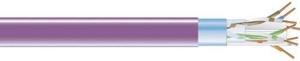 Black Box EVNSL0619A-1000 CAT6 400-MHz Solid Bulk Cable - Shielded, Plenum, Violet, 1000 ft. Spool