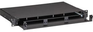 FIBER ENCLOSURE - RACKMOUNT, 1U, NON-LOCKING, 3-SLOT ADAPTER, GSA, TAA, 45 DAY S