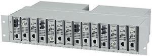 Black Box LMC200-2PS Media Converter Chassis With Du Al Power Supply 14-Slot Flexpoint