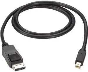 Black Box ENVMDPDP-0010-MM 10 Foot Mini-DisplayPort to DisplayPort Cable - Male/Male, 10-ft. (3.0-m), Black