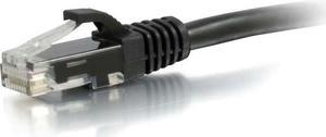 C2G 00401 Cat5e Cable - Snagless Unshielded Ethernet Network Patch Cable, Black (4 Feet, 1.21 Meters)