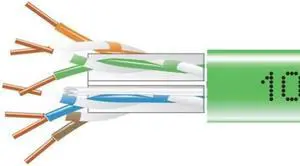GIGATRUE 550 CAT6 BULK PLN, GREEN, 1000FT