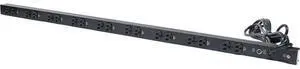 Minuteman OEPD1815V48 18-port, 110V/12A, 48" 0U Vertical Mount - 18 x NEMA 5-15R - 120 V AC - 0U - Vertical - Rack-mountable