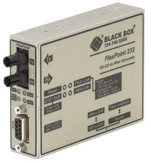 Black Box ME662A-SST Async Rs232 Extender Fiber Db9 Female St Sm 30-Km