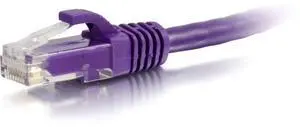 C2G 04032 Cat6 Cable - Snagless Unshielded Ethernet Network Patch Cable, Purple (20 Feet, 6.09 Meters)