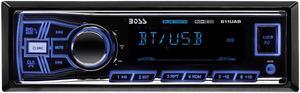 Boss Audio 611UAB Single-DIN In-Dash Mechless AM-FM Receiver With Bluetooth