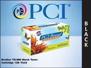 PCI BROTHER TN-880 BLACK TONER CTG 12K