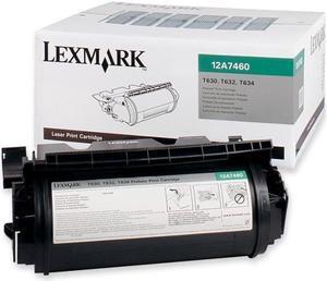Lexmark 12A7460 Return Program Toner Cartridge - Black Lexmark 12A7460 Return Program Toner Cartridge - Black