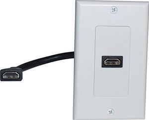 Comprehensive Hdmi Wallplate 1 Port Pigtail